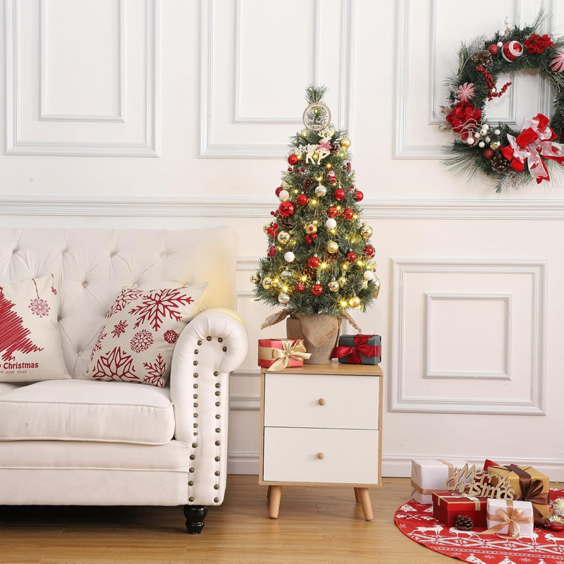 Small pre lit christmas tree 3ft cheap